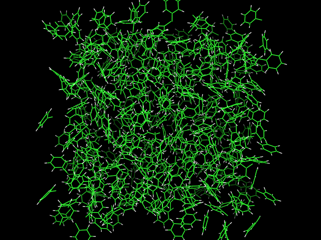 343 toluene.<br>Rectangular box; 343 molecules.<br><br>Click to toggle size.