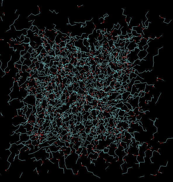 512 octanol.<br>Rectangular box; 512 molecules.<br><br>Click to toggle size.